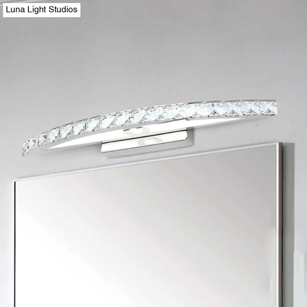 DecorBites™ Modern Crystal Bow Wall Sconce in Clear/Champagne, 17-27.5" Wide