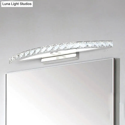 DecorBites™ Modern Crystal Bow Wall Sconce in Clear/Champagne, 17-27.5" Wide
