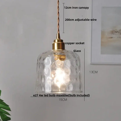 Modern crystal brass led pendant light dining room cascading beads