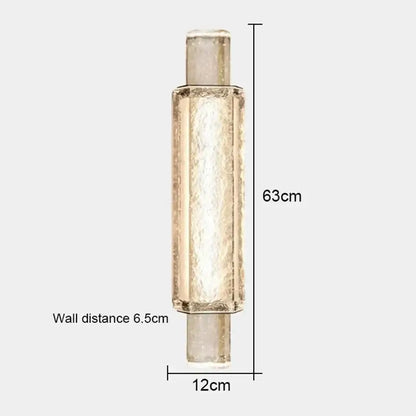 Modern crystal bubble wall lamp for bedroom luxury glass light