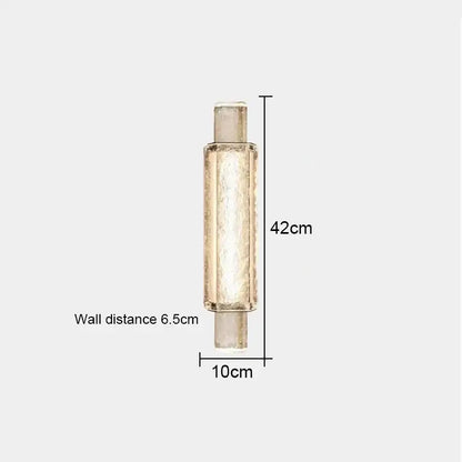 Modern crystal bubble wall lamp for bedroom luxury glass light