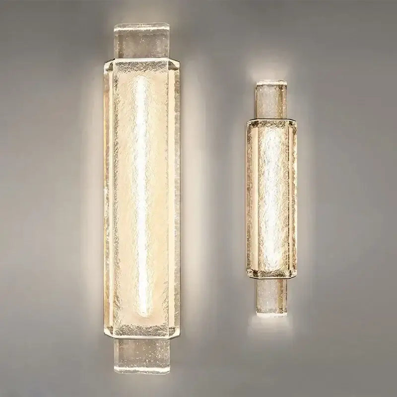 Modern crystal bubble wall lamp for bedroom luxury glass light