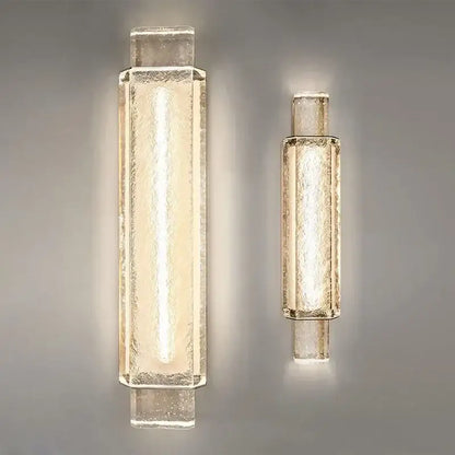 Modern crystal bubble wall lamp for bedroom luxury glass light