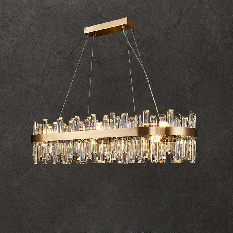 DecorBites™ Modern Crystal Chandelier Lighting for Dining Room