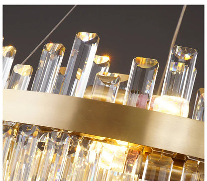 DecorBites™ Modern Crystal Chandelier Lighting for Dining Room