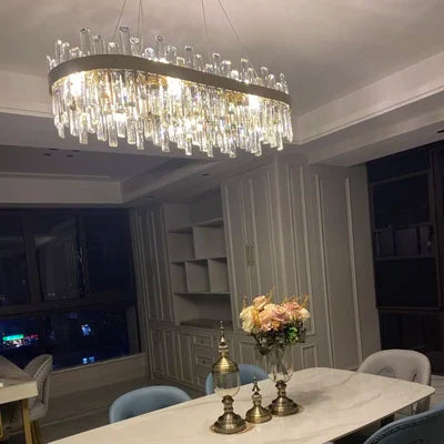 DecorBites™ Modern Crystal Chandelier Lighting for Dining Room