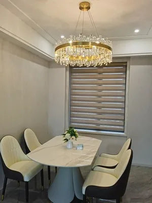DecorBites™ Modern Crystal Chandelier Lighting for Dining Room