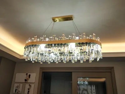 DecorBites™ Modern Crystal Chandelier Lighting for Dining Room