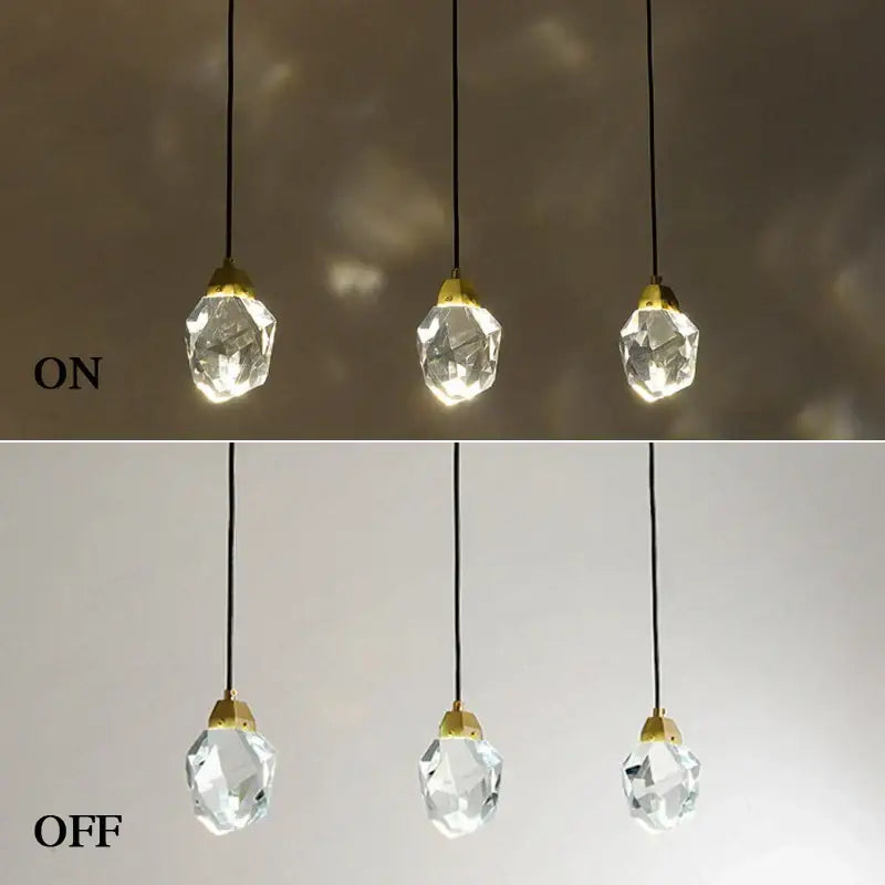 Modern crystal copper led wall lamp bedroom and stairs accent light