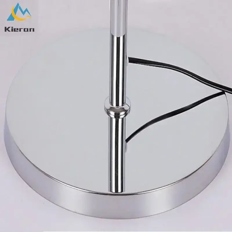 Modern crystal led feather floor lamp living room light