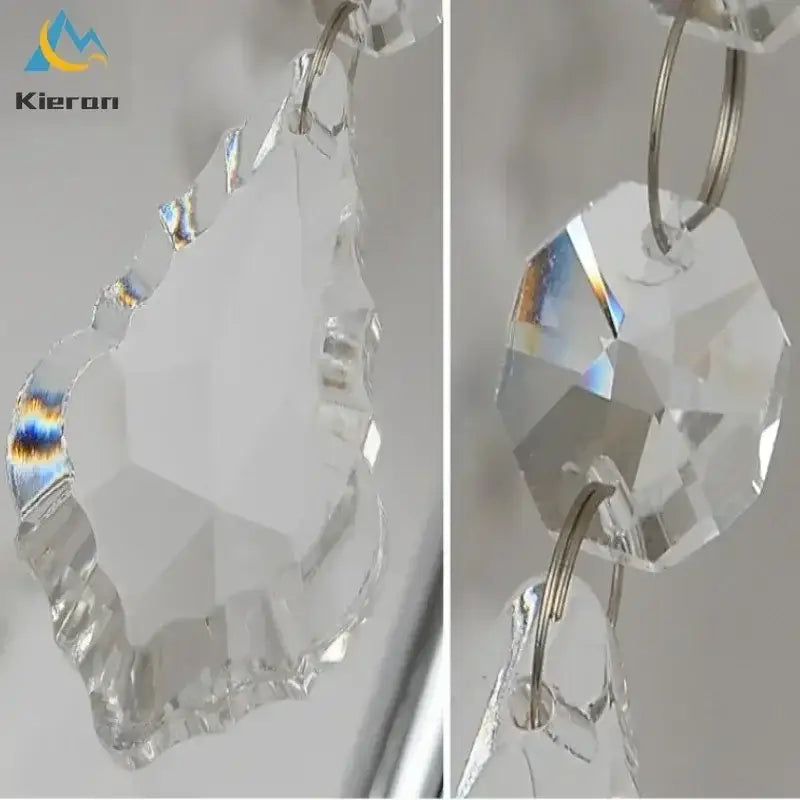 Modern crystal led feather floor lamp living room light