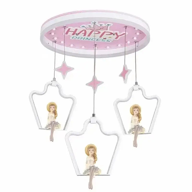 Modern crystal led hummingbird chandelier bedroom ceiling light