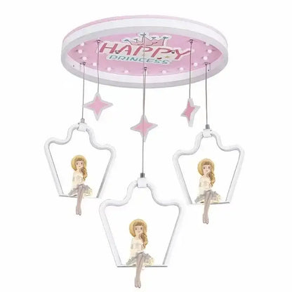 Modern crystal led hummingbird chandelier bedroom ceiling light