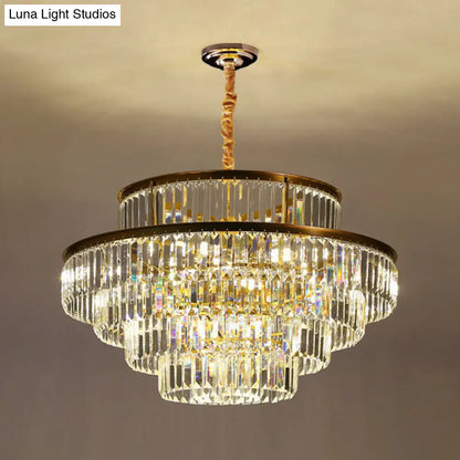 DecorBites™ Modern Crystal Prism Pendant Light for Living Room
