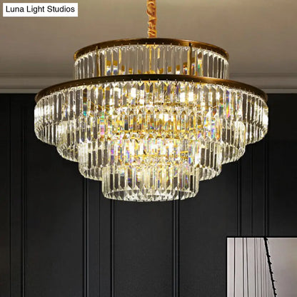 DecorBites™ Modern Crystal Prism Pendant Light for Living Room