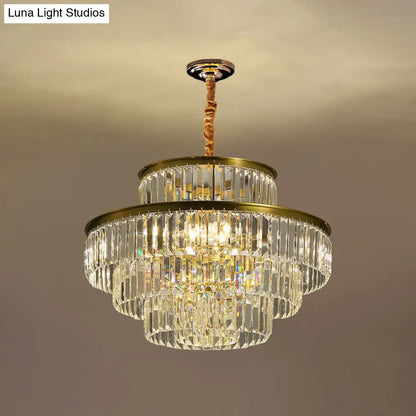 DecorBites™ Modern Crystal Prism Pendant Light for Living Room