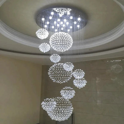 DecorBites™ Modern Crystal Raindrop Chandelier - 13 Lights