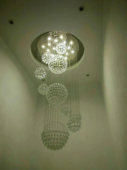 DecorBites™ Modern Crystal Raindrop Chandelier - 13 Lights
