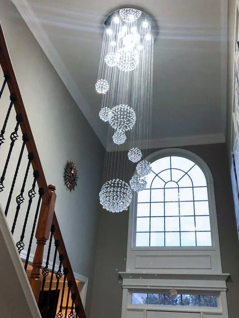 DecorBites™ Modern Crystal Raindrop Chandelier - 13 Lights