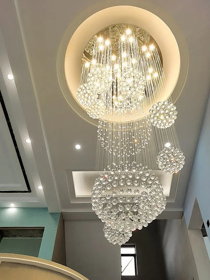 DecorBites™ Modern Crystal Raindrop Chandelier - 13 Lights
