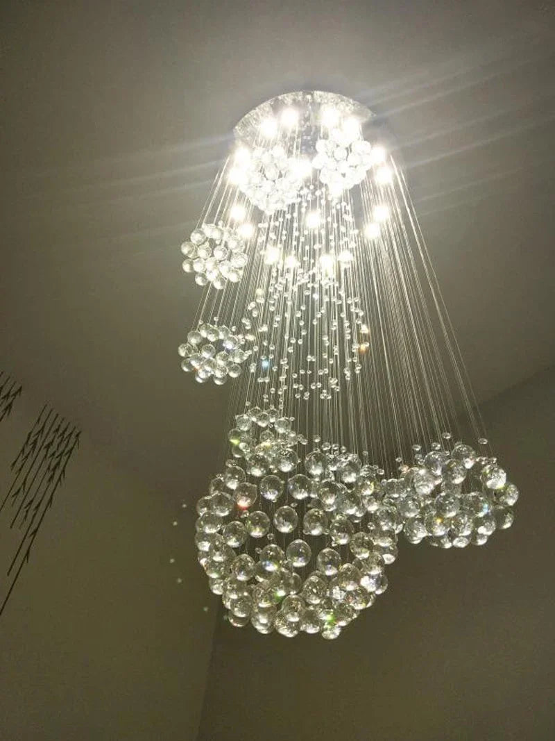 DecorBites™ Modern Crystal Raindrop Chandelier - 13 Lights
