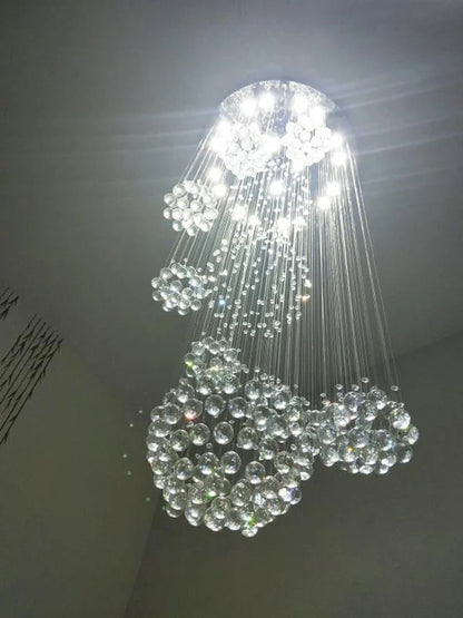 DecorBites™ Modern Crystal Raindrop Chandelier - 13 Lights