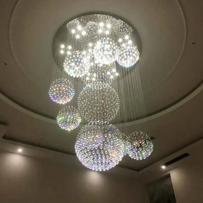 DecorBites™ Modern Crystal Raindrop Chandelier - 13 Lights