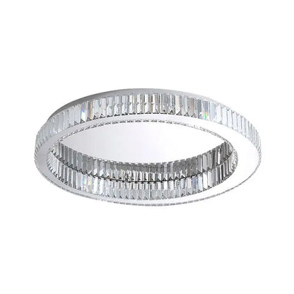 Modern crystal round ceiling lamp living room lighting