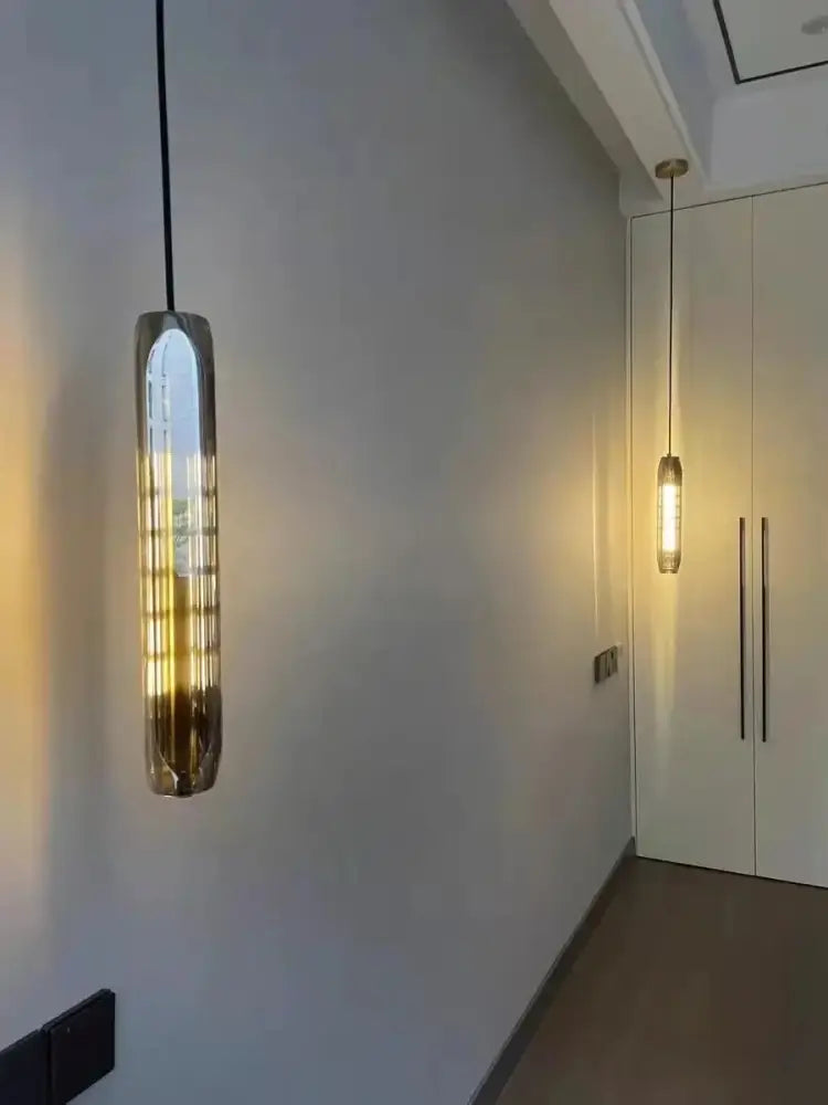 Modern crystal tulip chandelier bedroom glass pendant light
