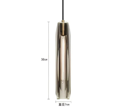 Modern crystal tulip chandelier bedroom glass pendant light