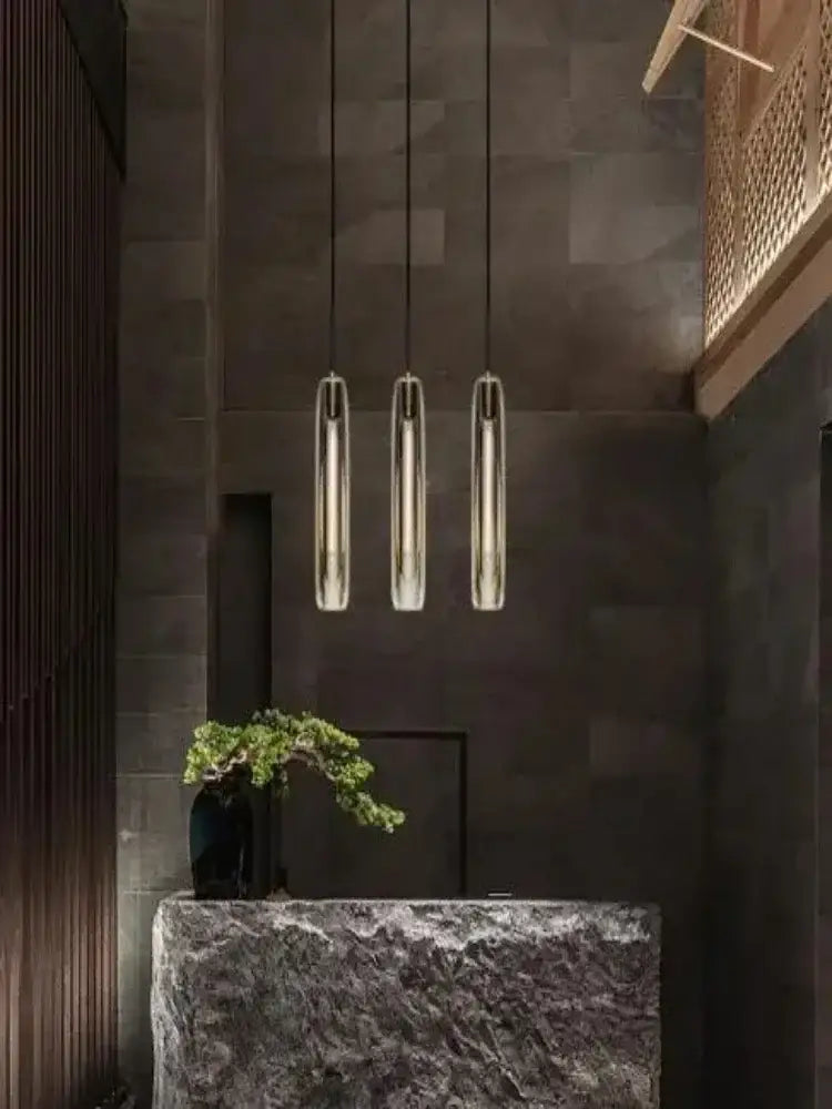 Modern crystal tulip chandelier bedroom glass pendant light