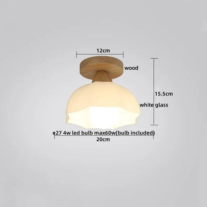 Modern crystal wood led ceiling lamp bedroom teardrop chandelier