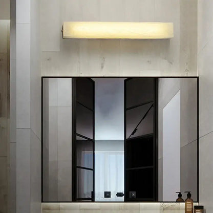 Modern cuboid marble led wall lamp bedroom dimmable lighting