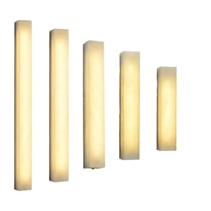 Modern cuboid marble led wall lamp bedroom dimmable lighting