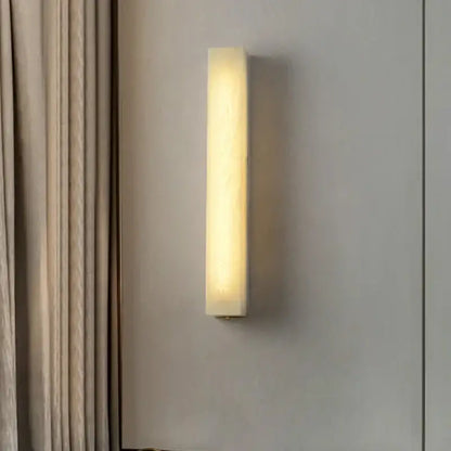 Modern cuboid marble led wall lamp bedroom dimmable lighting