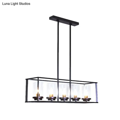 Modern dark bronze classic black island pendant light dining room