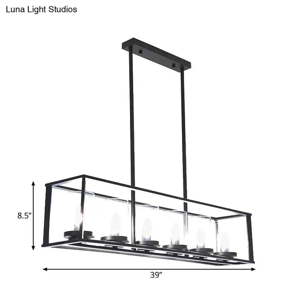 Modern dark bronze classic black island pendant light dining room
