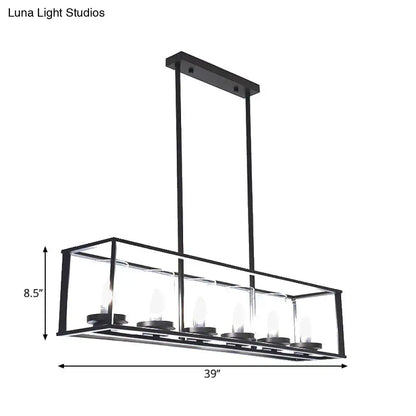 Modern dark bronze classic black island pendant light dining room
