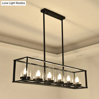 Modern dark bronze classic black island pendant light dining room