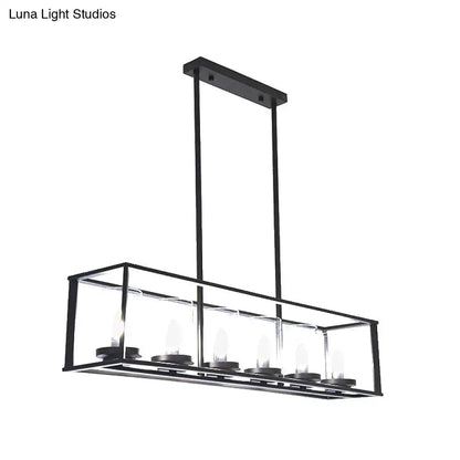 Modern dark bronze classic black island pendant light dining room