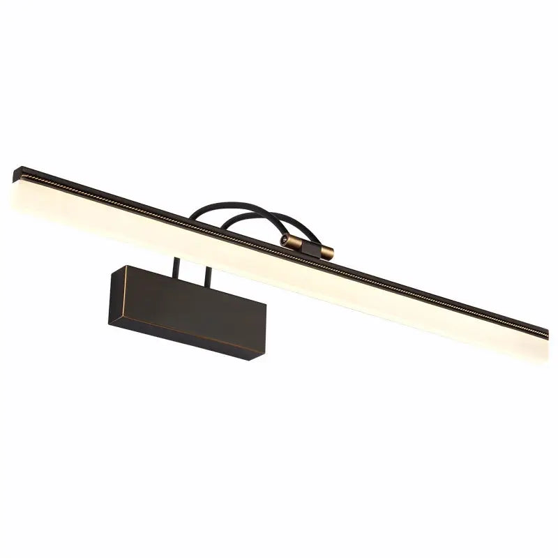 Modern dark bronze led wall light bathroom vanity fixture