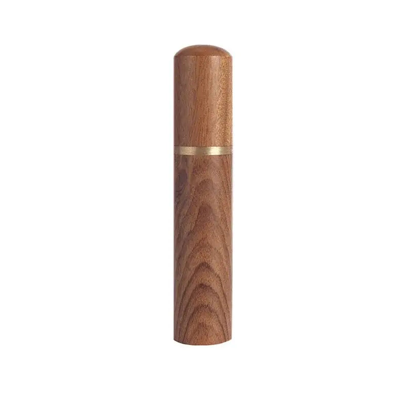 Modern dark wood espresso coffee stirrer – kitchen needle distributor