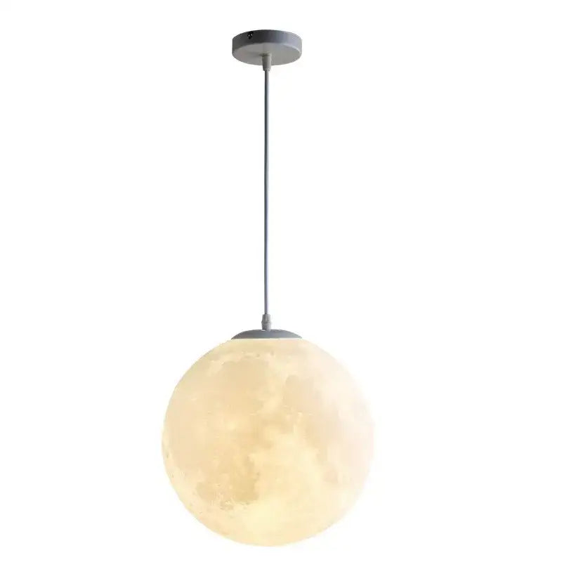 Modern cream moon led pendant chandelier for living room