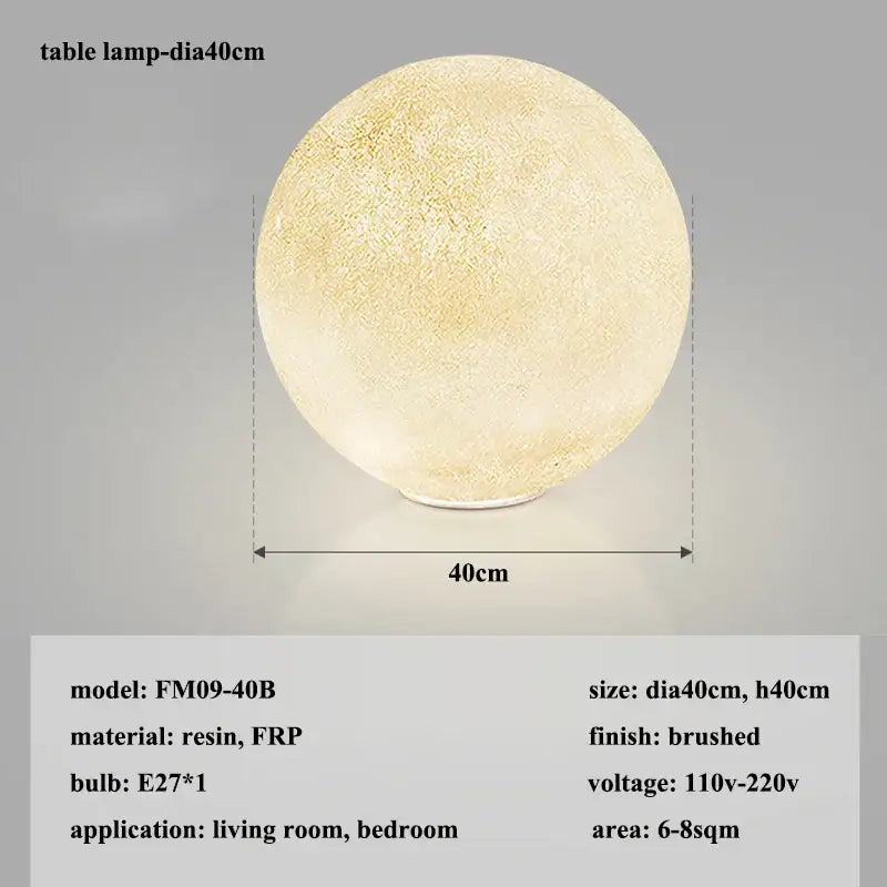 Modern cream moon led pendant chandelier for living room