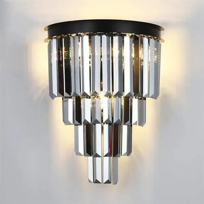 Modern crystal gold led chandelier for living room