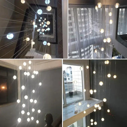 Modern decorbites crystal led chandelier living room pendant light