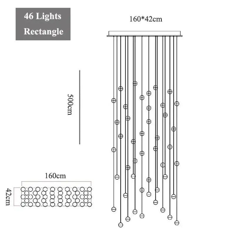 Modern decorbites crystal led chandelier living room pendant light