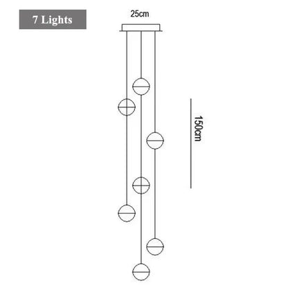 Modern decorbites crystal led chandelier living room pendant light