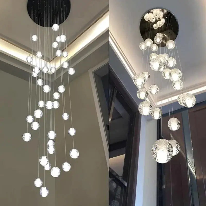 Modern decorbites crystal led chandelier living room pendant light