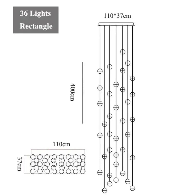 Modern decorbites crystal led chandelier living room pendant light